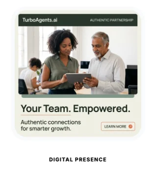 Digital presence mockup