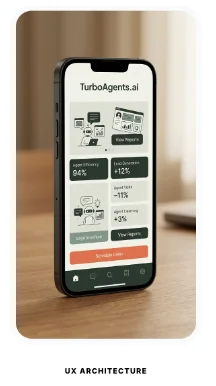 UX architecture mockup